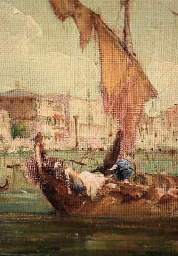Coppia di Vedute Veneziane - Giudecca e Canal Grande